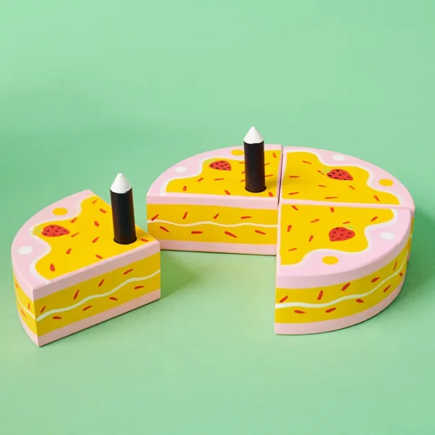 Refurbished Wooden Dessert Set - Image 2