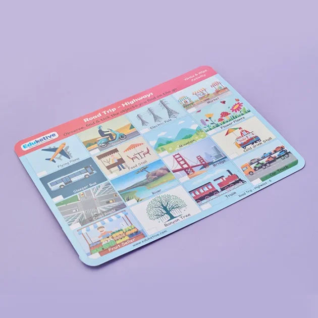 Refurbished Write & Wipe Activity - Road Trip - Image 2