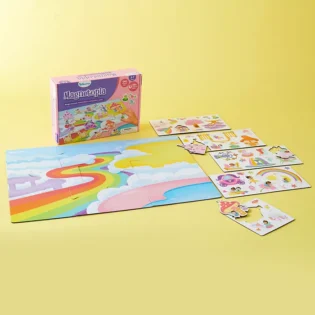 Refurbished Magnetopia - Princess and Unicorn Land magnetic playset