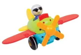 Build & Play Aeroplane – Pull-back airplane construction toy