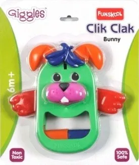 CLICK CLACK BUNNY – Wiggle and Sound Toy for Babies