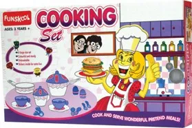 Cooking Set – Pretend kitchen utensils and stove for kids