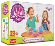 Dinnerware Set – Pretend play toy crockery and cutlery for kids
