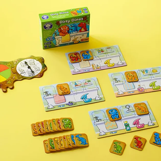 Refurbished Dirty Dinos Color and Counting Game for Kids