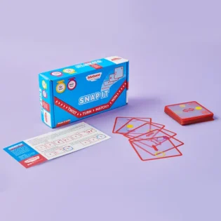 Refurbished Eduquest Snap It Card Game – Transparent Stacking Cards Game for Visual Logic Skills