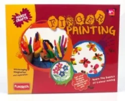 Funskool Finger Painting Kit for Kids with 5 Vibrant Colors