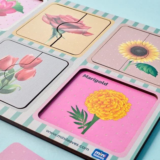 Refurbished Flowers Puzzle - Mini Leaves - Image 2