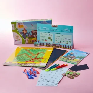 Refurbished Guess The Fence Game – Educational Geometry Toy for Kids