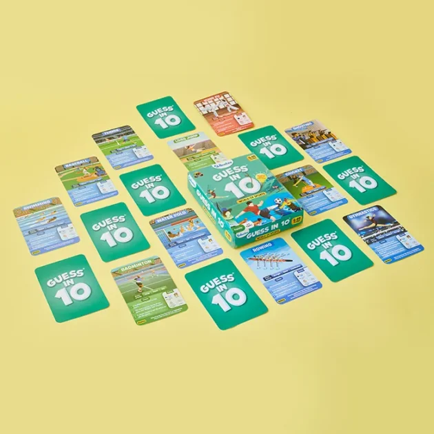 Refurbished Guess in 10: World of Sports – Trivia Card Game for Kids