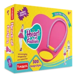 Heart of Fashion – Fashion Design Drawing and Coloring Kit for Kids