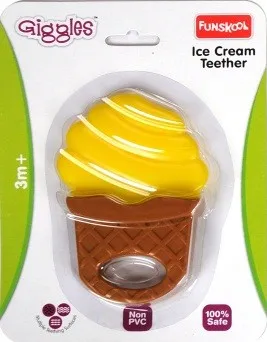 Icecream Teether – Baby-Safe Ice Cream Cone Shaped Teething Toy