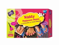 Funskool Kiddy Pedicure Salon Kit for Kids with Nail Polish and Foot Bath