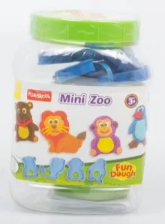Funskool Mini Zoo Dough Kit with Animal Cutters