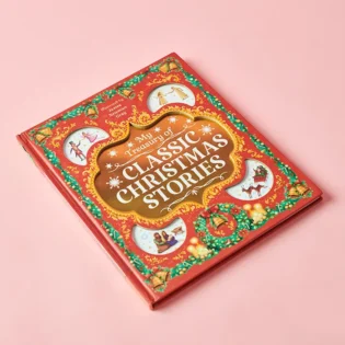 Cover of My Treasury of Classic Christmas Stories featuring snowy holiday illustrations