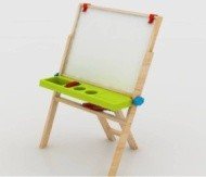 My First Easel – Wooden Double-Sided Magnetic Easel for Kids