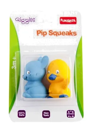 PIP SQUEAKS 2-Type Set – Squeaky Animal Toys for Infants