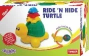 Ride N Hide Turtle – Rattling Turtle Toy with Stack & Hide Features