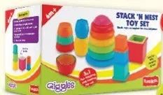 Stack 'N Nest Toy Set – Colorful 3-in-1 Baby Toy