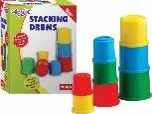 STACKING DRUMS – Animal-Print Stacking Toy for Babies