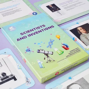 Refurbished Scientist and Invention Flashcards for Kids Learning
