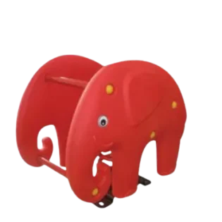 Jumbo Spring Rider – Red Elephant Ride-On Playground Toy for Kids