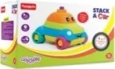 Stack a Car – Pull-along stacking toy car with shape matching