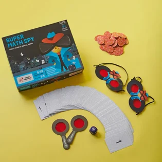 Refurbished Super Math Spy Game with Decoder Glasses for Kids