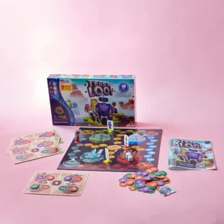 Refurbished Terra Loop Game – Educational Math Board Game for Kids and Families