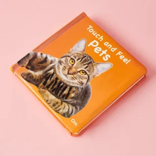 Refurbished Touch & Feel Pets book for toddlers with interactive textures of animals