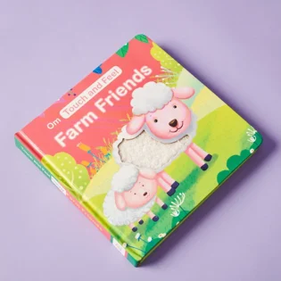 Refurbished Touch and Feel Farm Friends – Sensory Animal Board Book for Kids