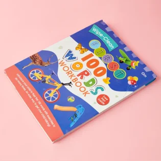 Refurbished Wipe and Clean First 100 Words Workbook for Kids