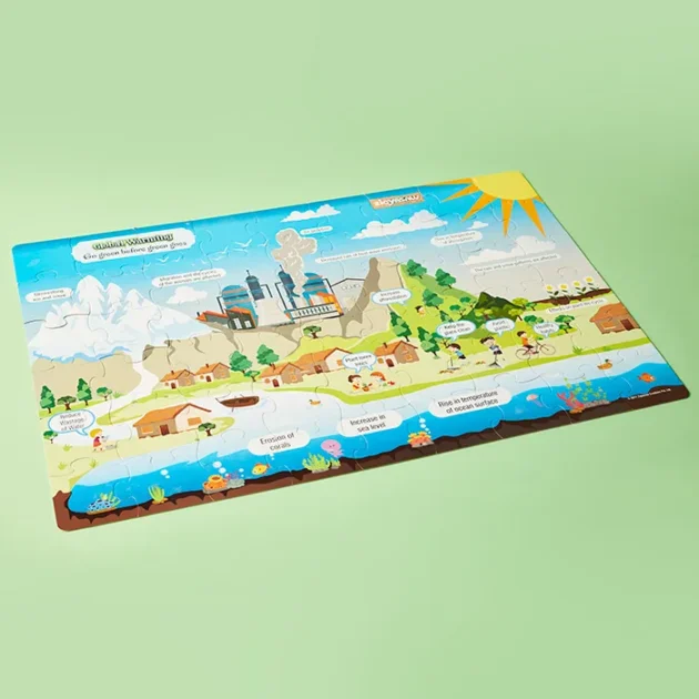 Refurbished Zigyasaw Global Warming premium Giant floor puzzle game - Image 2