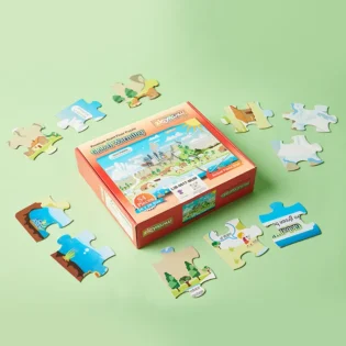 Refurbished Zigyasaw Global Warming Puzzle – 54-Piece Jumbo Floor Educational Game for Kids