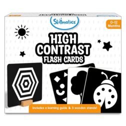 High Contrast Flash Cards for Babies – Black and White Visual Toy for 0 to 12 Months