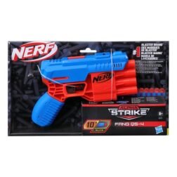Multi-Dart Blaster Toy Gun for Kids with 10 Foam Darts and 4-Dart Firing Mechanism