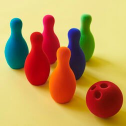Refurbished Soft Foam Bowling Set for Toddlers – Safe & Colorful Indoor Game