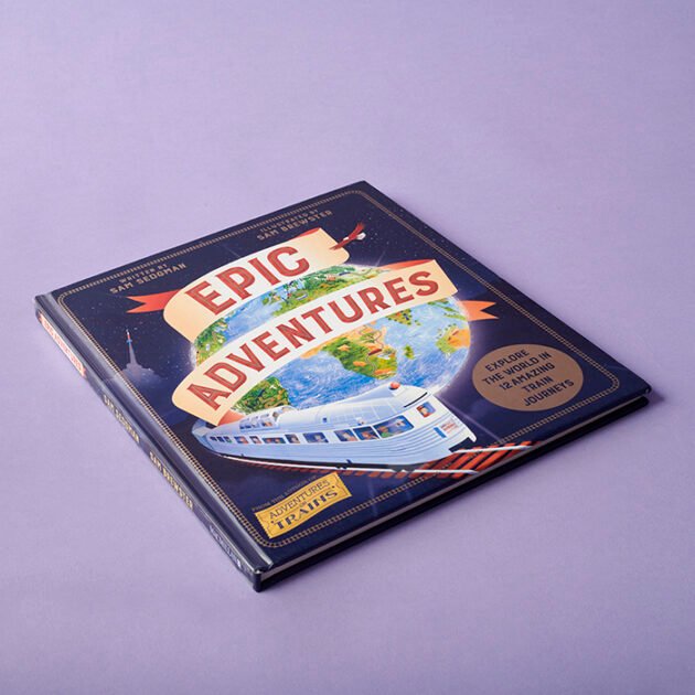 Refurbished Epic Adventures Train Travel Book Cover