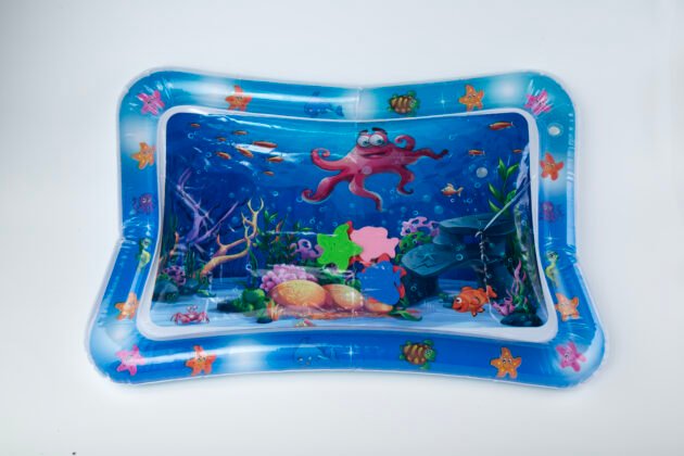Inflatable Tummy Time Water Play Mat for Babies – Multi Design - Image 3