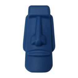 Black Moai Bite & Write chewable silicone pencil topper