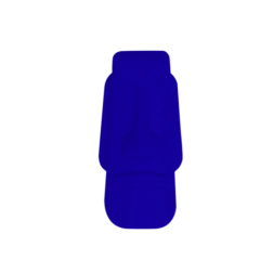 Moai Bite & Write Indigo silicone pencil topper