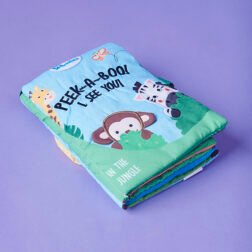 Refurbished Peek-A-Boo I See You Jungle – Interactive Cloth Book for Babies