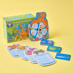 Refurbished Catch and Count Game – Spin, Count & Match with Fish and Shark Cards