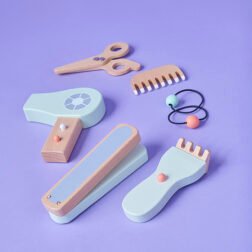 Refurbished Comb and Shine Wooden Salon Set for Kids
