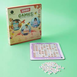 Refurbished Countries Currency Sudoku – Wooden Board Puzzle for Kids