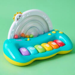 Refurbished Jumping Melodies Keyboard – Toddler Music Toy with Popping Balls and Sound Modes