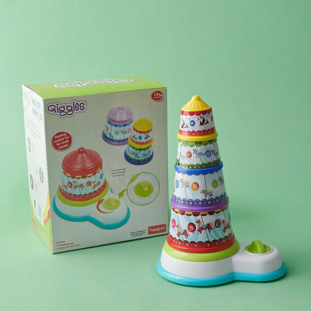 Refurbished Melody Funfair Baby Toy with Music, Stacking, and Sorting Activities
