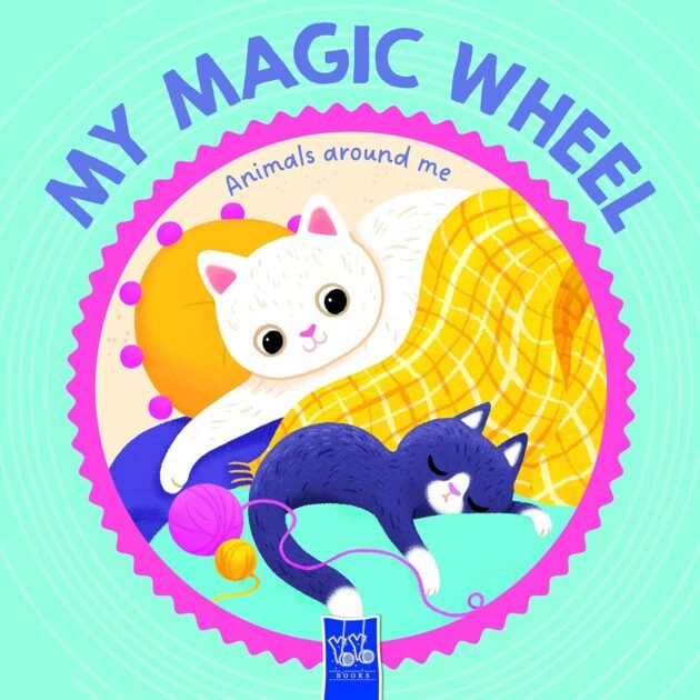Refurbished My Magic Wheel: Animals Around Me – Interactive Educational Animal Book for Toddlers