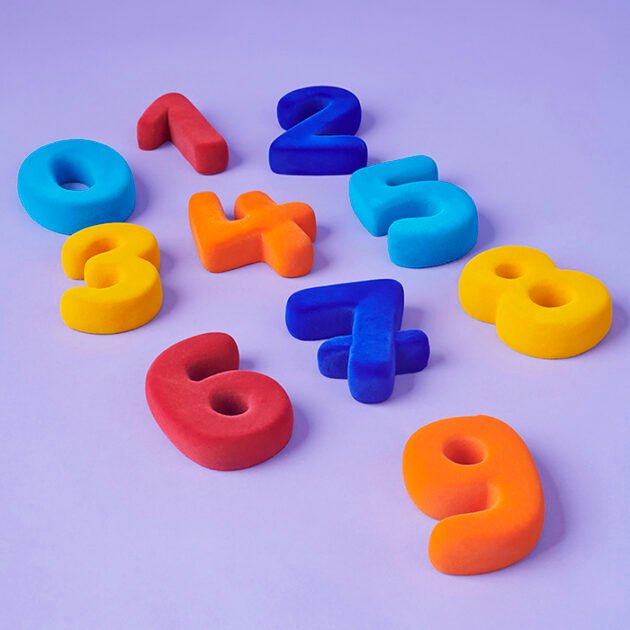 Refurbished Soft Magnetic Numerals Set – Colorful & Child-Safe