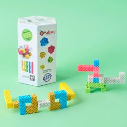 Refurbished Sakara 66 DIY Light – 3D Multicolored Interlocking Building Blocks for Kids