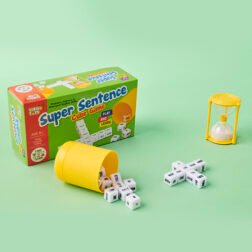 Refurbished Super Sentence Dice Game – Build Sentences Before the Timer Runs Out